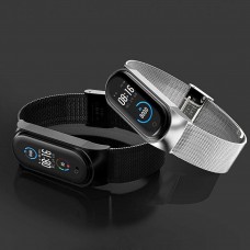 3Chome Metal Strap Compatible with Xiaomi Mi Band 6 / Mi Band 5/ Mi Band 4 / Mi Band 3, Smart Watch Wristbands Replacement Accessories 3Chome Metal Strap Compatible with Xiaomi Mi Band 6 / Mi Band 5/ Mi Band 4 / Mi Band 3, Smart Watch Wristbands Replacement Accessories
